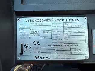 Vysokozdvižný vozík Toyota