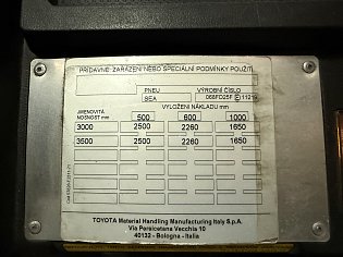 Vysokozdvižný vozík Toyota, 06-8FD25F