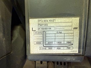 Vysokozdvižný vozík Jungheinrich, DFG320s