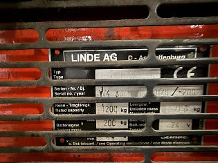 Ručně vedený vysokozdvižný vozík LINDE L12