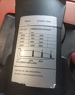 Ručně vedený elektrický vozík Toyota