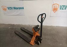 Ručně vedený paletový vozík s váhou