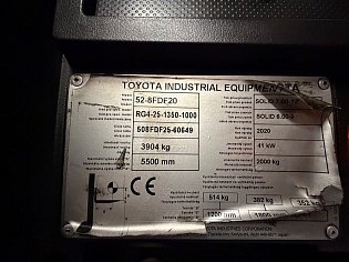 Vysokozdvižný vozík Toyota,  52-8FDF20