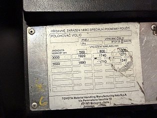 Vysokozdvižný vozík Toyota,