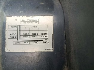 Vysokozdvižný vozík JUNGHEINRICH EFG 216k