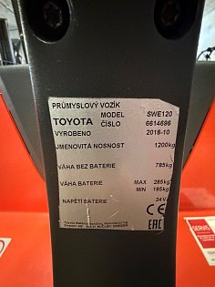 Ruční vysokozdvižný vozík, SWE 120